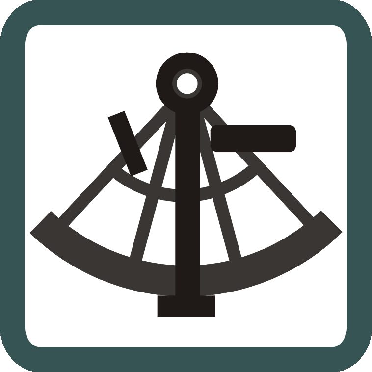 Modern sextant.